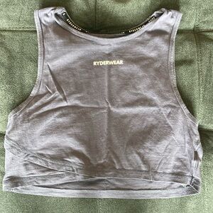 Ryderwear Purple Crop Top - Size Medium